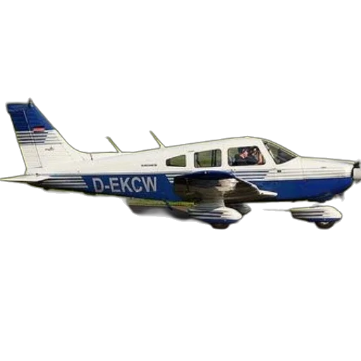 blue, white, airplane, registration transparent PNG cut-out