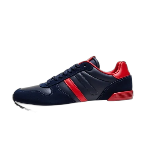 shoes, barron, navy, red transparent PNG cut-out