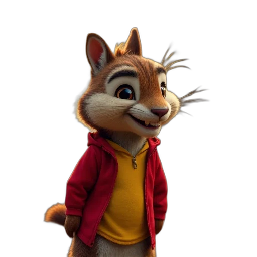 jacket, staff, animal, creature transparent PNG cut-out