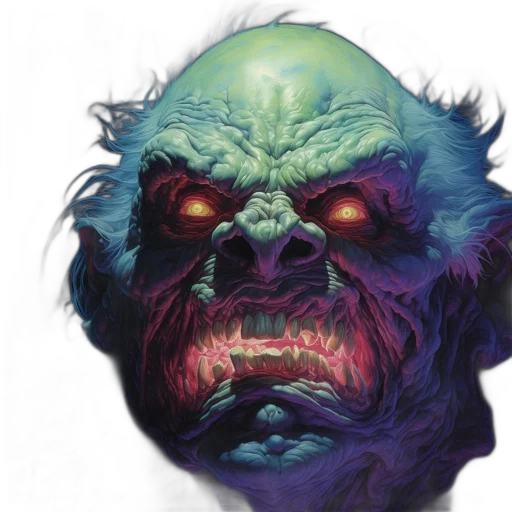 face, mask, creature, concept art, comic book art, fantasy art, photorealistic, menacing transparent PNG cut-out