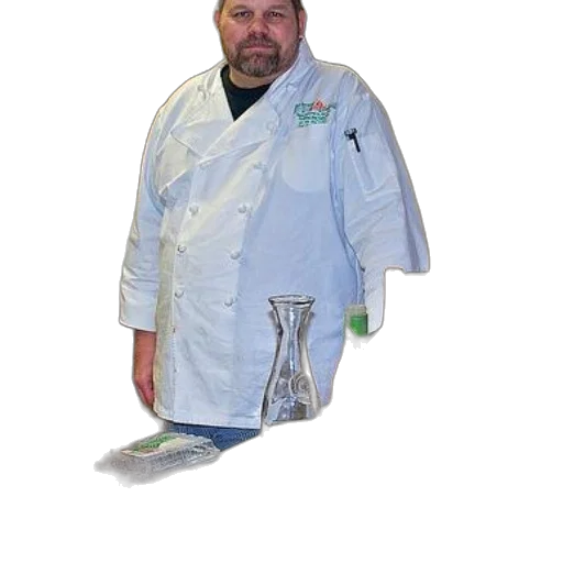 staff, jacket, weapon, sword, concept art, photorealistic, 3d render, chef transparent PNG cut-out