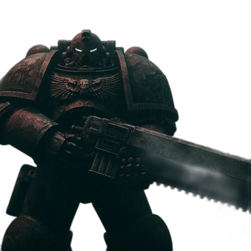 weapon, sword, robot, staff, concept art, 3d render, dark, ancient transparent PNG cut-out