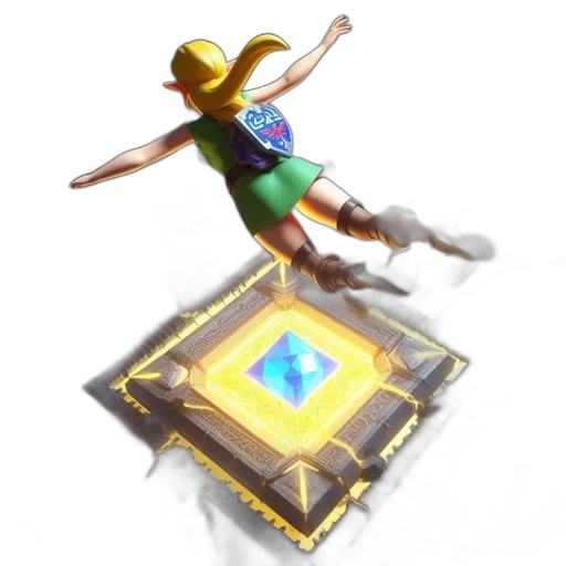 hat, weapon, robot, staff, 3d render, concept art, pixel art, fantasy art transparent PNG cut-out