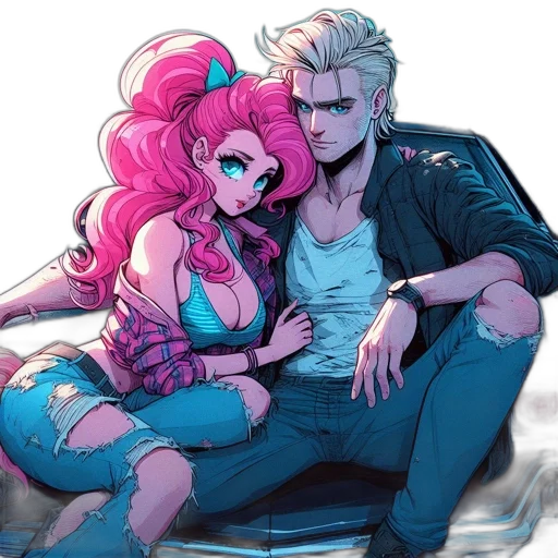 jacket, cyberpunk, comic book art, vaporwave, anime, neon lights, underwater, fire transparent PNG cut-out