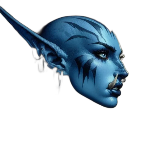 face, staff, mask, dragon, fantasy art, concept art, pixel art, 3d render transparent PNG cut-out