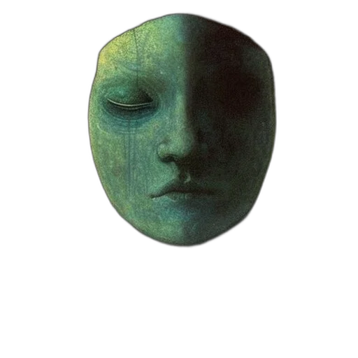 mask, face, creature, robot, photorealistic, oil painting, watercolor, 3d render transparent PNG cut-out