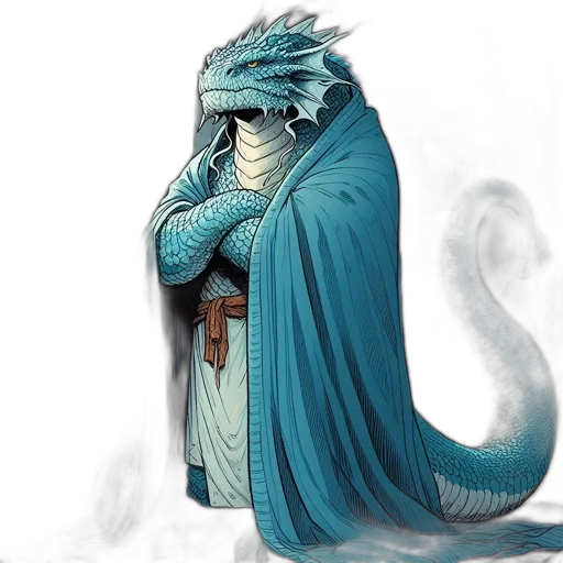 dragon, staff, creature, mask, fantasy art, concept art, pixel art, comic book art transparent PNG cut-out