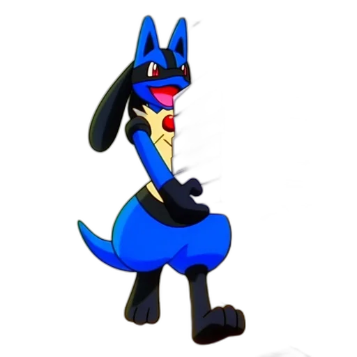 staff, animal, cartoon, 3d render, concept art, pixel art, blue, animated transparent PNG cut-out