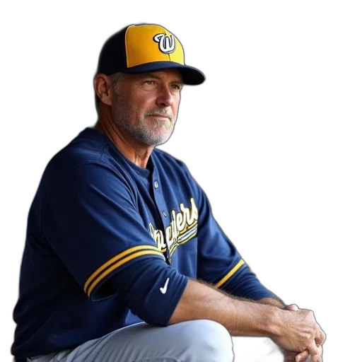 brewers, coach, dave, schmidt transparent PNG cut-out