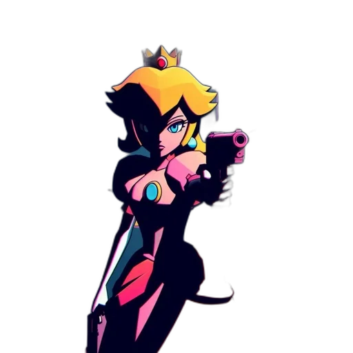 crown, weapon, staff, dress, concept art, pixel art, cartoon, anime transparent PNG cut-out