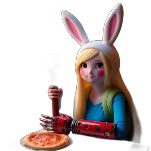 food, weapon, robot, animal, 3d render, concept art, pixel art, fantasy art transparent PNG cut-out