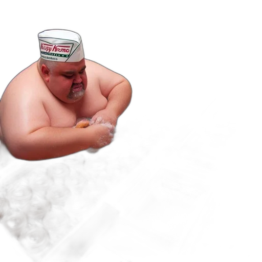 bottle, food, creature, weapon, 3d render, photorealistic, concept art, man transparent PNG cut-out