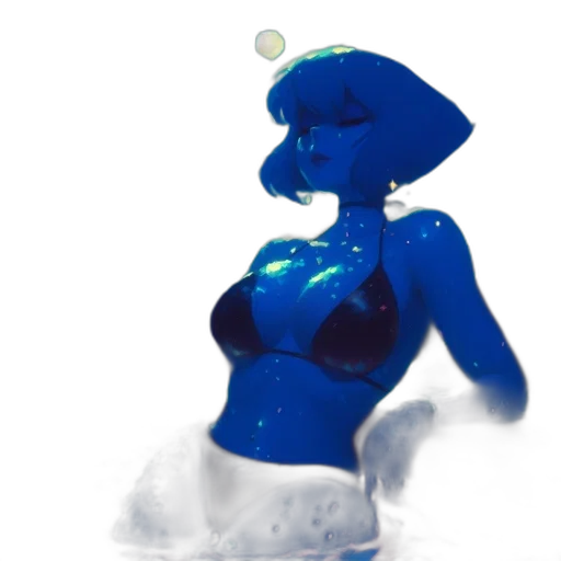 dress, robot, crown, staff, concept art, 3d render, vaporwave, pixel art transparent PNG cut-out