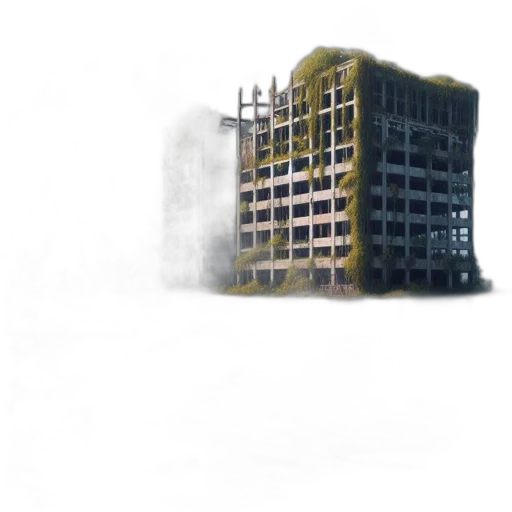 building, furniture, robot, weapon, concept art, 3d render, photorealistic, watercolor transparent PNG cut-out