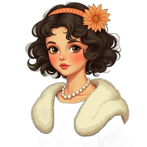 jewelry, crown, dress, staff, fantasy art, pixel art, cartoon, concept art transparent PNG cut-out
