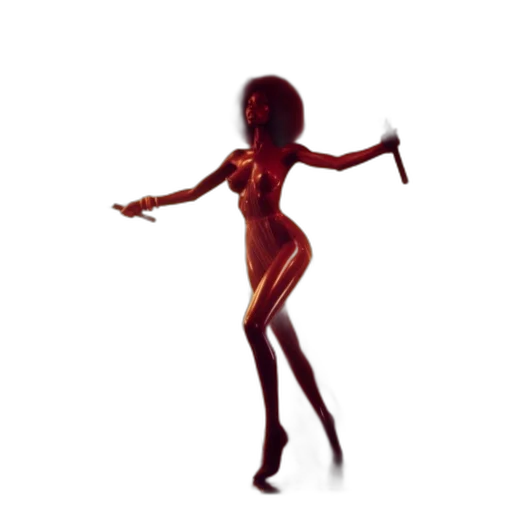 dress, robot, creature, hair, 3d render, concept art, photorealistic, pixel art transparent PNG cut-out
