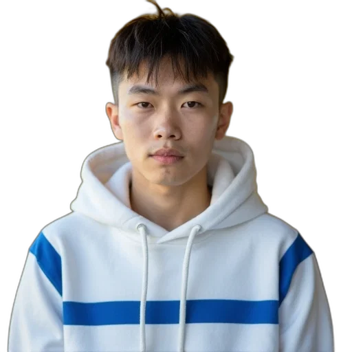 jacket, face, staff, hair, photorealistic, pixel art, 3d render, oil painting transparent PNG cut-out