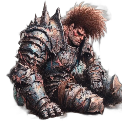 hair, creature, face, staff, concept art, fantasy art, photorealistic, comic book art transparent PNG cut-out