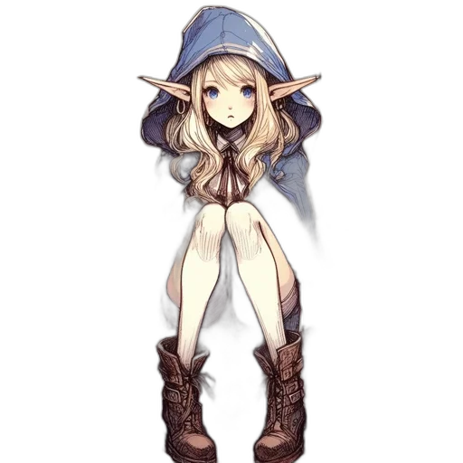 hat, staff, dress, weapon, fantasy art, pixel art, concept art, watercolor transparent PNG cut-out