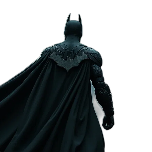 3d render, concept art, comic book art, batman, dark, knight, vol transparent PNG cut-out