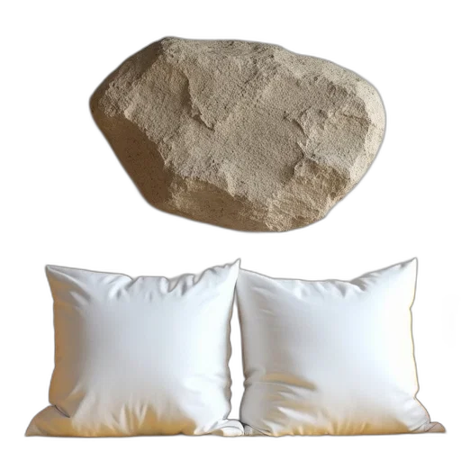 furniture, 3d render, photorealistic, earth tones, large, textured, stone, prominently transparent PNG cut-out