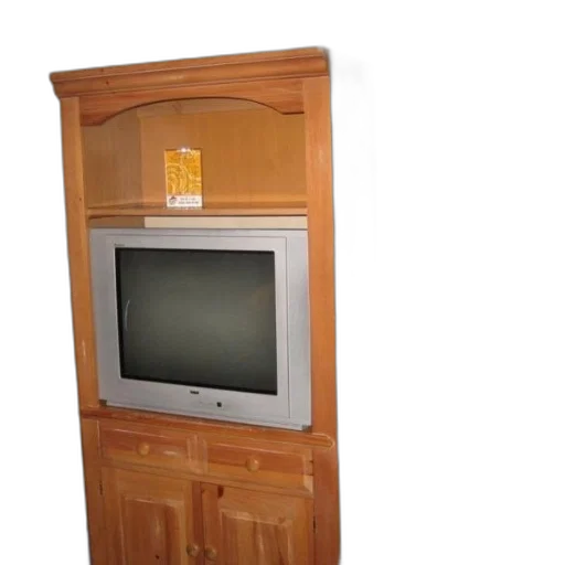 furniture, robot, jacket, 3d render, wooden, entertainment, center, television transparent PNG cut-out