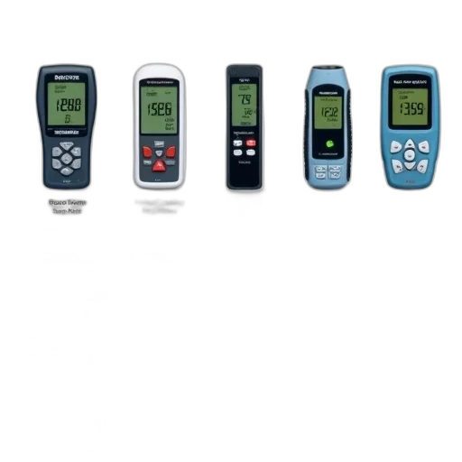 pixel art, hand-held, meter, selection, guide, presented, various, meters transparent PNG cut-out