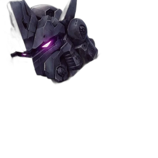 robot, weapon, mask, dragon, 3d render, concept art, cyberpunk, fantasy art transparent PNG cut-out