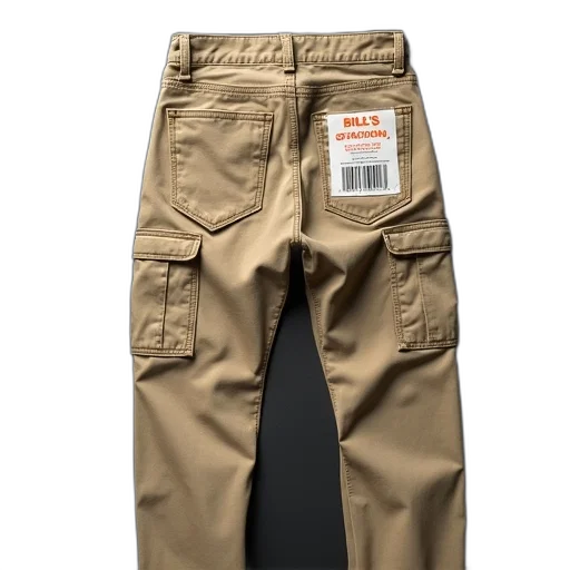 jacket, shoes, earth tones, pair, beige, cargo, pants, tag transparent PNG cut-out