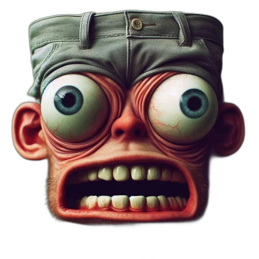 mask, face, creature, staff, 3d render, concept art, photorealistic, cartoon transparent PNG cut-out