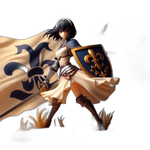 sword, fantasy art, concept art, anime, pixel art, golden, monochrome, earth tones transparent PNG cut-out