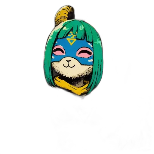 mask, jewelry, face, crown, anime, fantasy art, concept art, cartoon transparent PNG cut-out