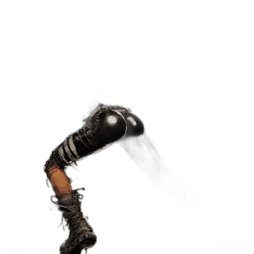 robot, weapon, staff, sword, concept art, cyberpunk, 3d render, photorealistic transparent PNG cut-out