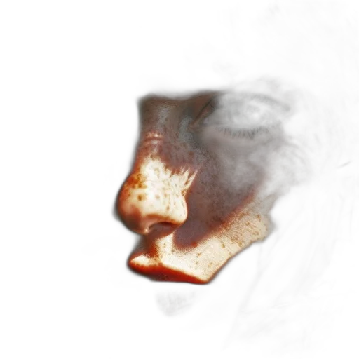 mask, face, dragon, creature, photorealistic, 3d render, concept art, watercolor transparent PNG cut-out
