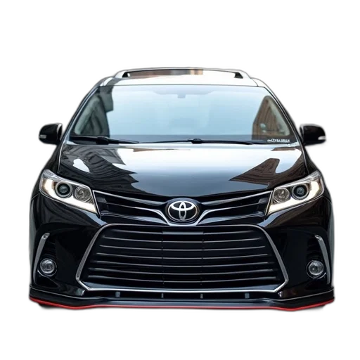 car, banyinto, front, bumper, toyota, sienna, door transparent PNG cut-out