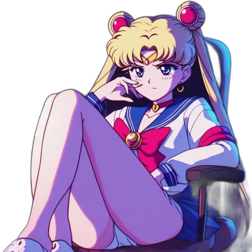 furniture, robot, vaporwave, anime, pixel art, cyberpunk, neon lights, outer space transparent PNG cut-out