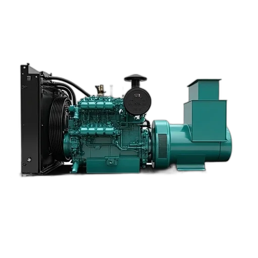 3d render, 10kw, air, cooled, screw, generator, sale transparent PNG cut-out