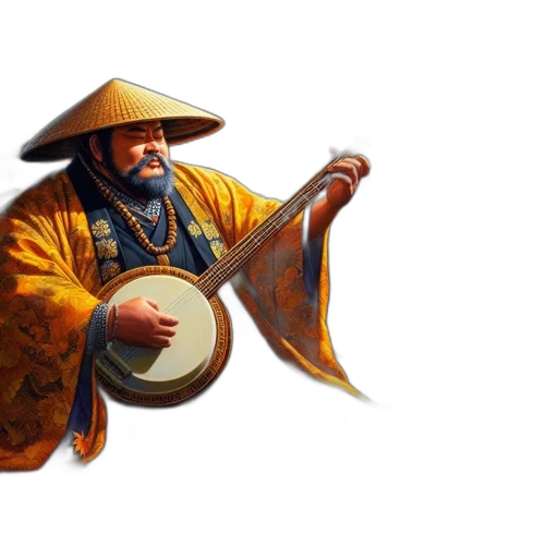 staff, umbrella, dragon, hat, fantasy art, photorealistic, concept art, oil painting transparent PNG cut-out