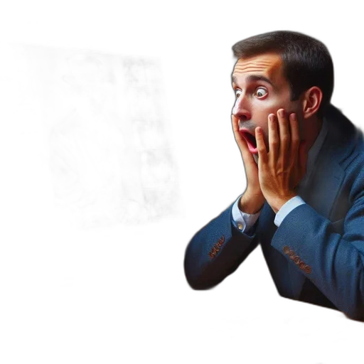 face, jacket, mask, man, blue, suit, startled, old transparent PNG cut-out