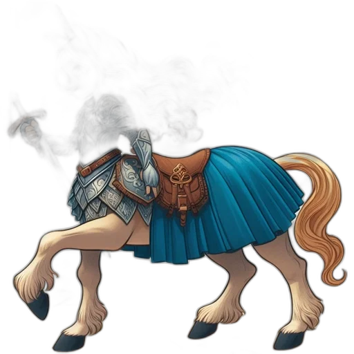 dragon, staff, concept art, fantasy art, pixel art, 3d render, armored, half-human-half-horse transparent PNG cut-out