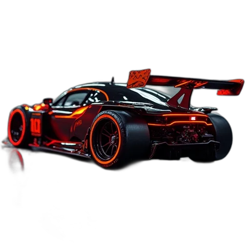 car, weapon, concept art, photorealistic transparent PNG cut-out