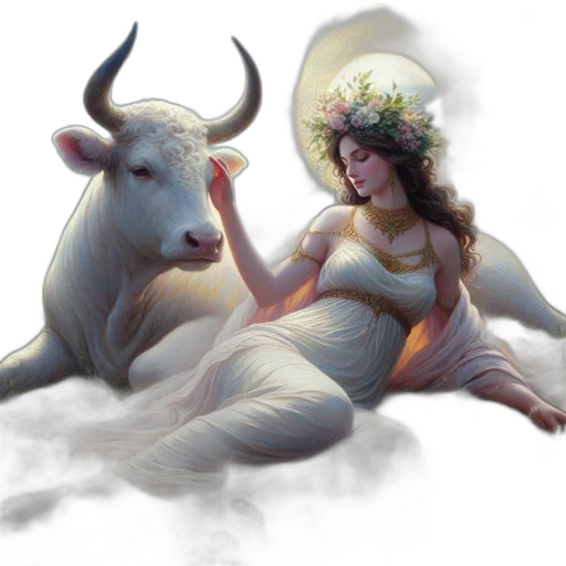 concept art, fantasy art, photorealistic, oil painting, underwater, reclining, woman, flowers transparent PNG cut-out