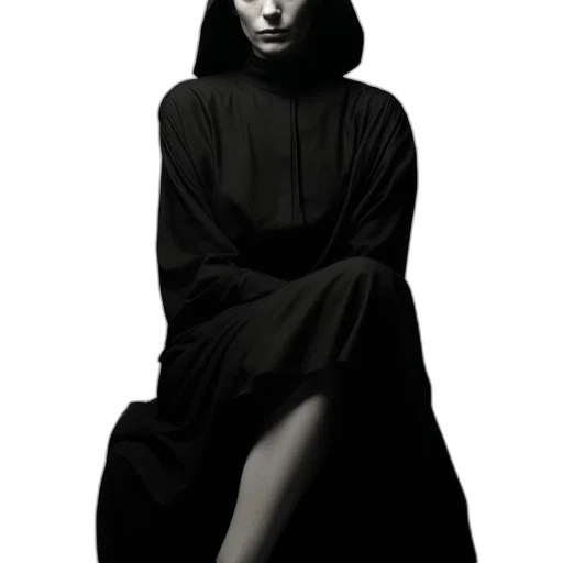 dress, mask, jacket, face, concept art, photorealistic, 3d render, fantasy art transparent PNG cut-out