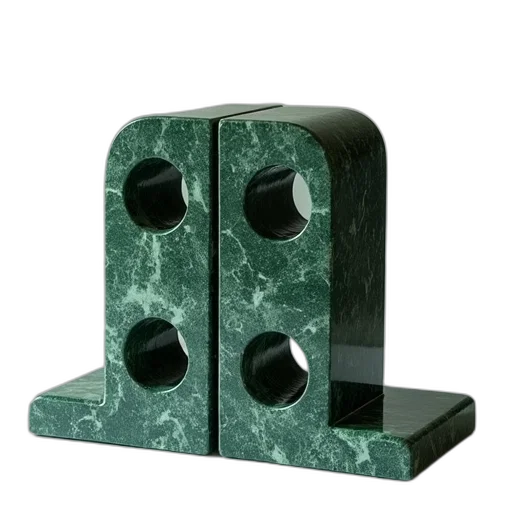 furniture, 3d render, green, marble transparent PNG cut-out