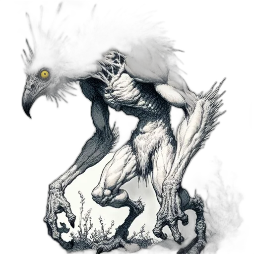 creature, dragon, animal, staff, concept art, fantasy art, comic book art, watercolor transparent PNG cut-out