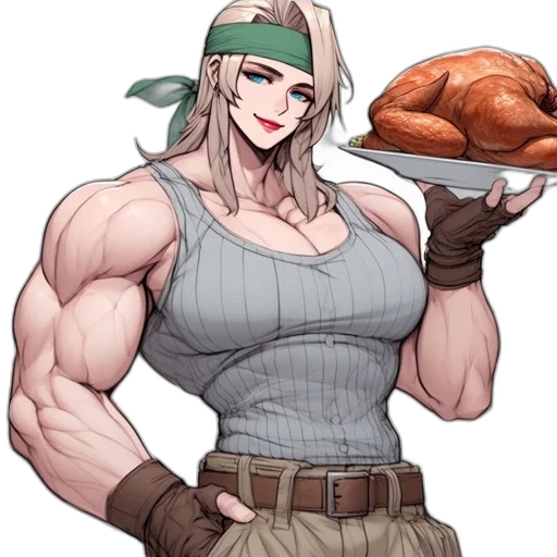 food, weapon, animal, pixel art, concept art, animated, character, muscular transparent PNG cut-out