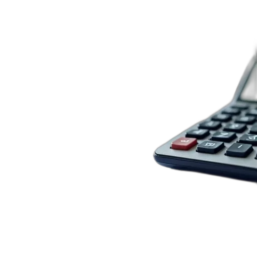pen, calculator, next, investment transparent PNG cut-out