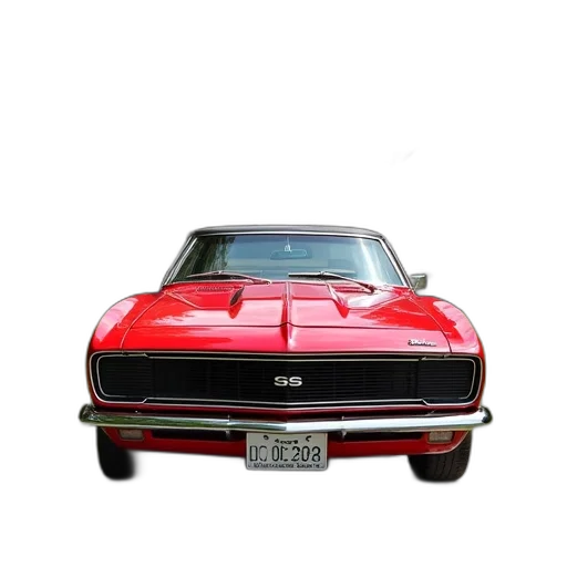 car, photorealistic, 3d render, red transparent PNG cut-out