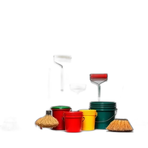 food, furniture, staff, umbrella, 3d render, photorealistic, colorful, red transparent PNG cut-out