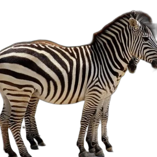 animal, creature, staff, 3d render, photorealistic, concept art, two, zebras transparent PNG cut-out